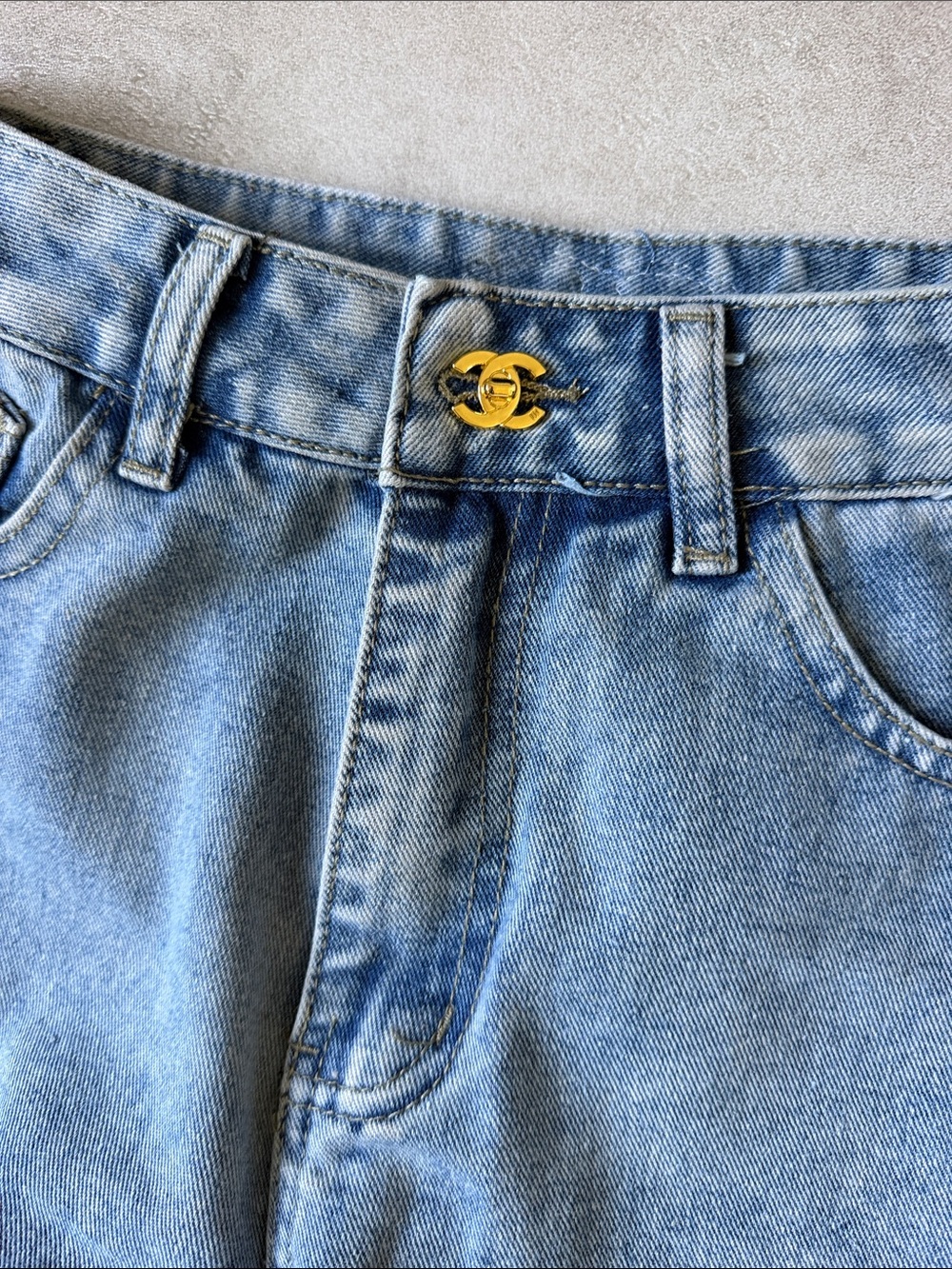 Vintage Light Blue Women’s Boot Cut Jeans - Picture 2 of 3